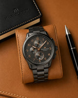 Maurice Lacroix Black &amp; Rose Gold Chronograph