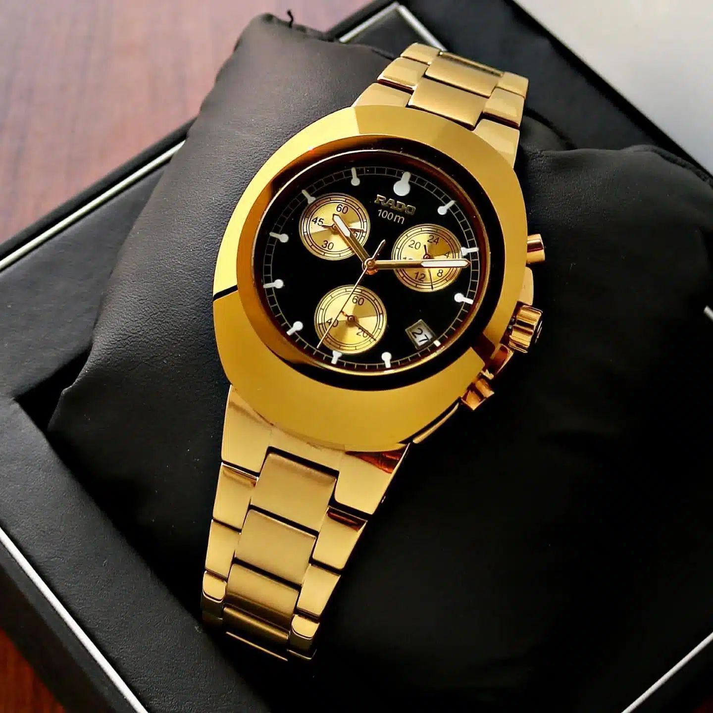 Rado Golden Black Dial Classic Edition