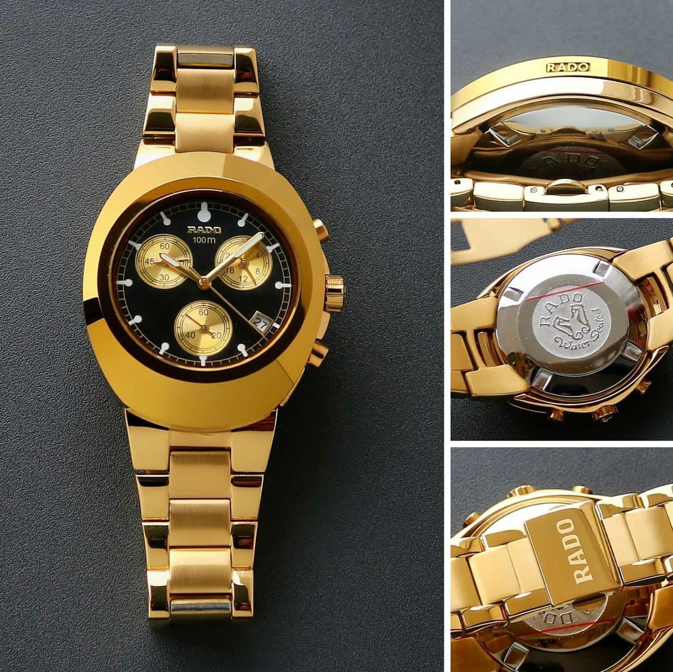 Rado Golden Black Dial Classic Edition