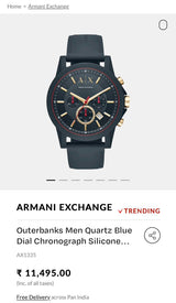 Armani Exchange Dark Grey Edition