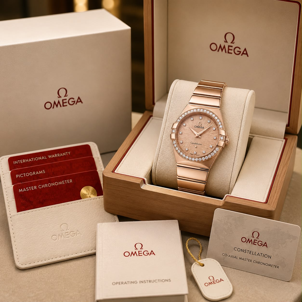 Omega Constellation Rose Gold Edition