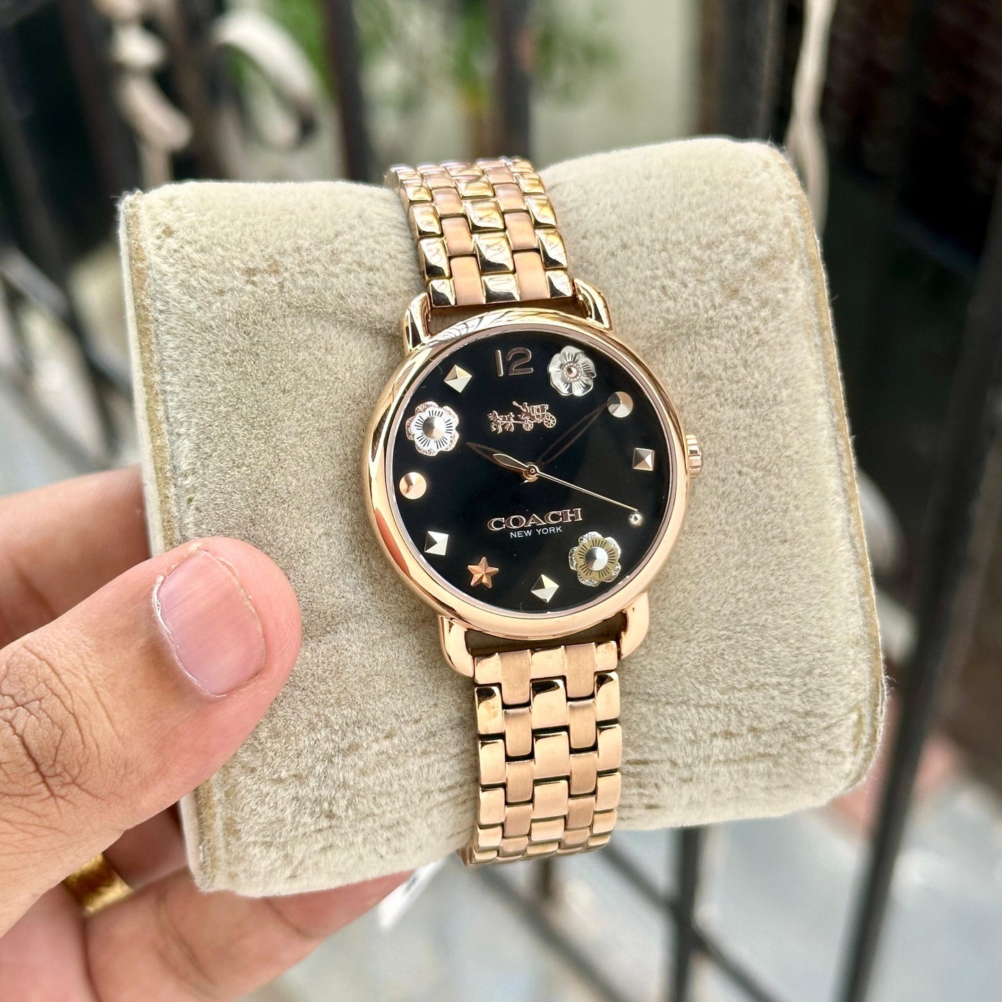 Coach Delancey Rose Gold Black Edition