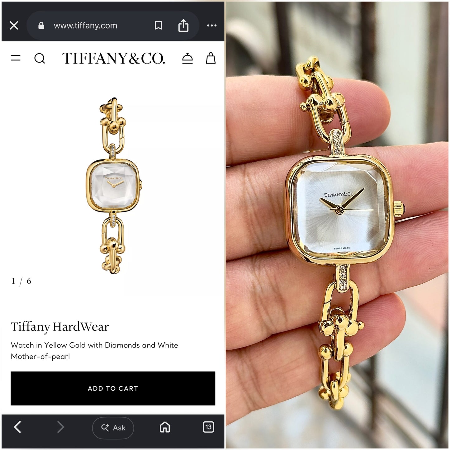 Tiffany &amp; Co. HardWear Pearl White Edition