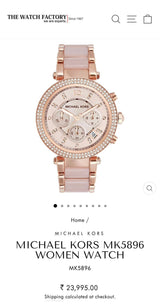 Michael Kors MK5896 Pink Dial