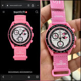 Omega X Swatch Moon Pink Edition