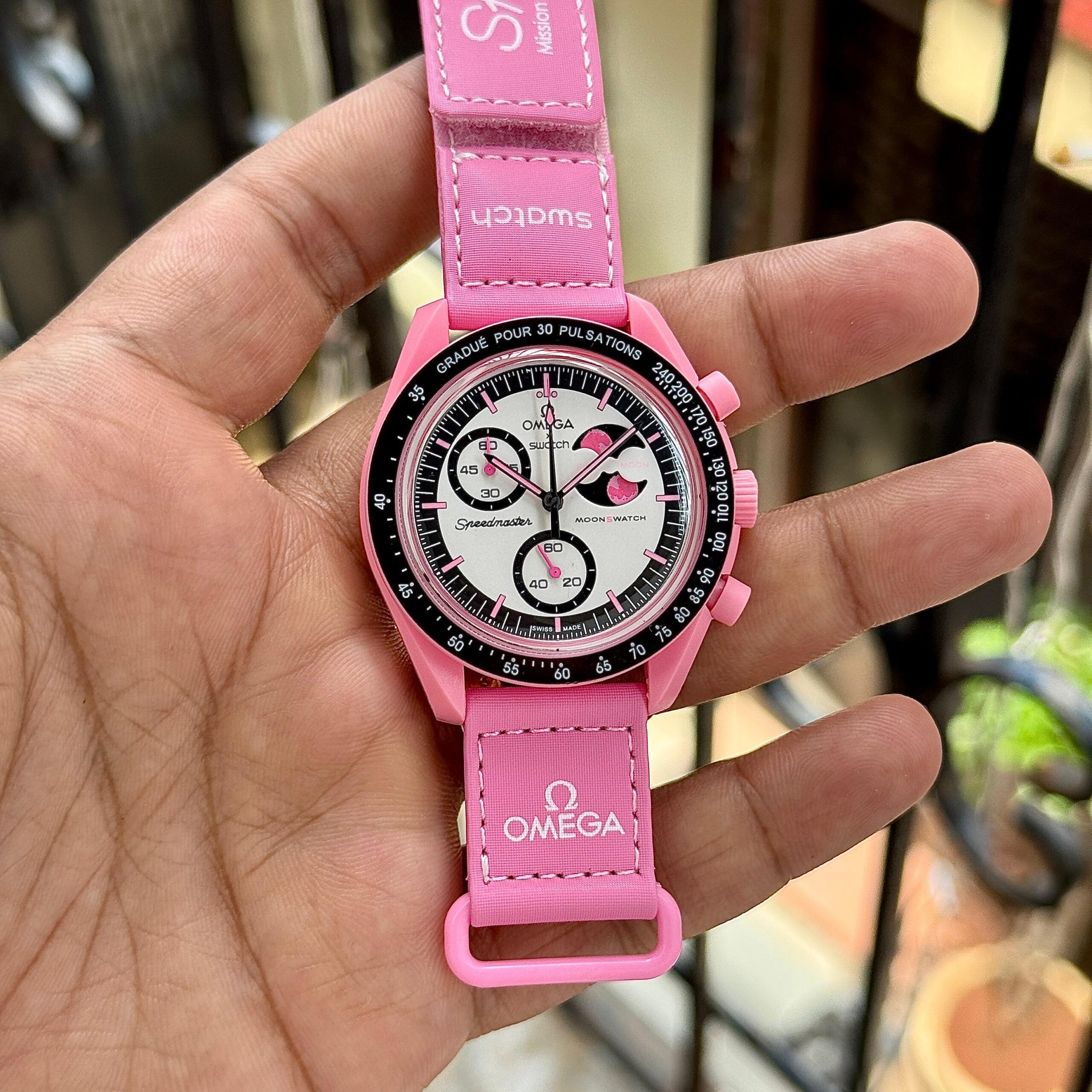 Omega X Swatch Moon Pink Edition