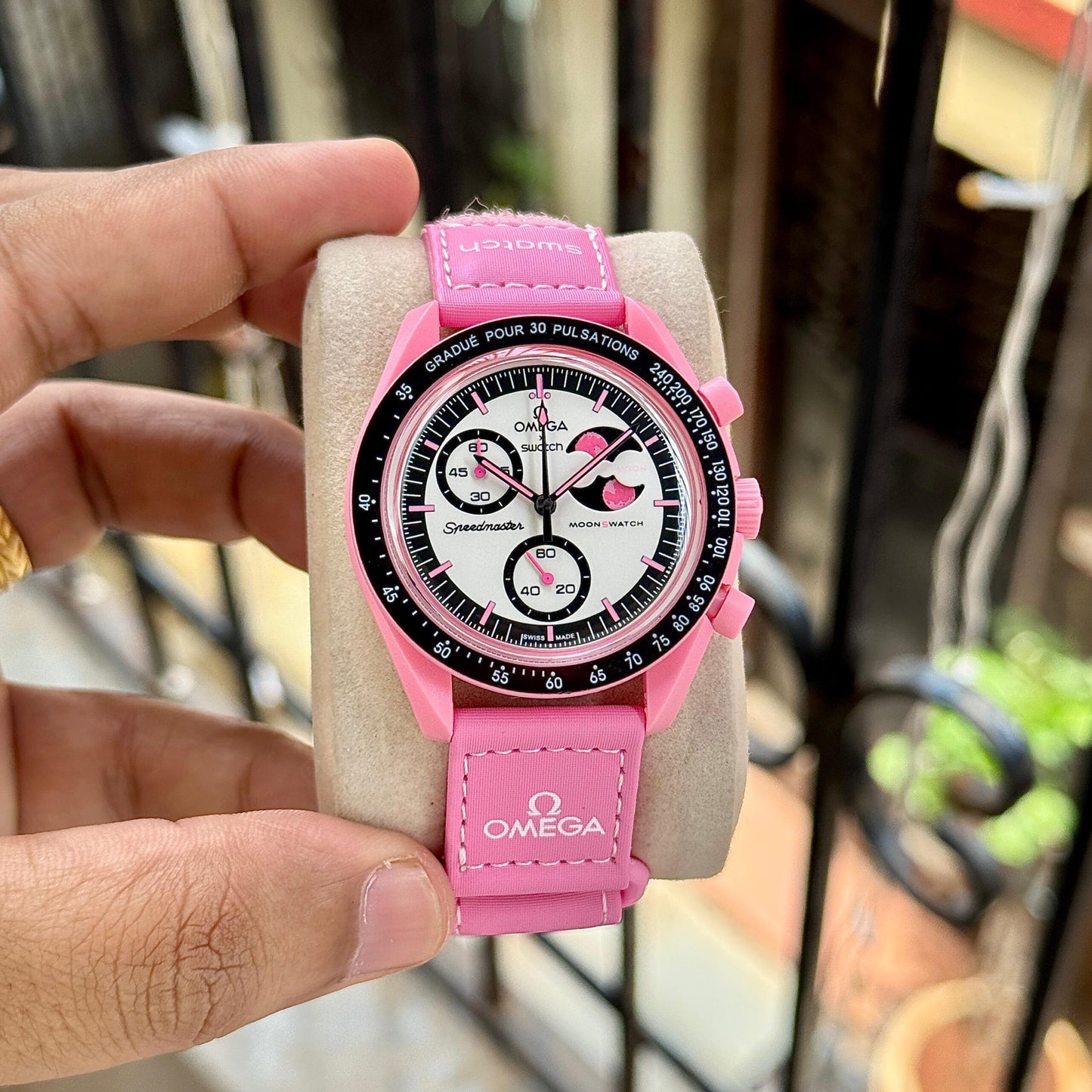 Omega X Swatch Moon Pink Edition