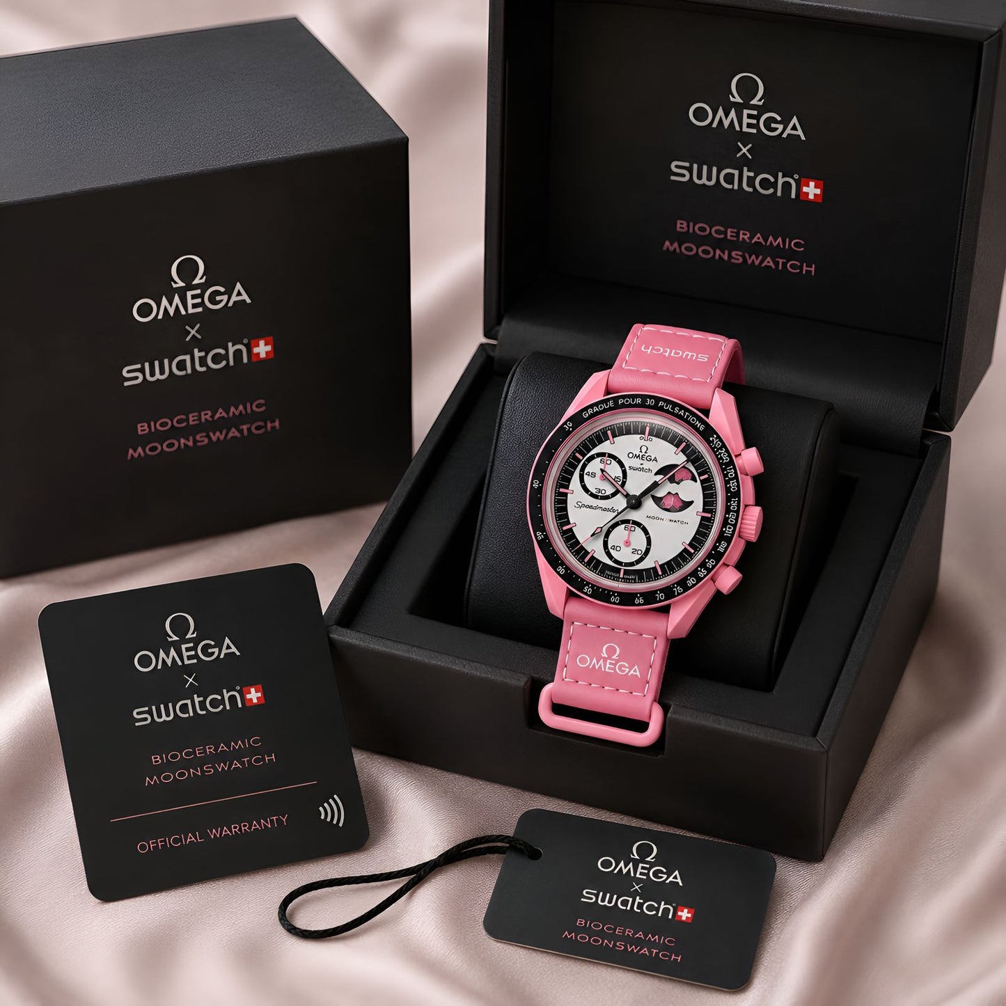 Omega X Swatch Moon Pink Edition