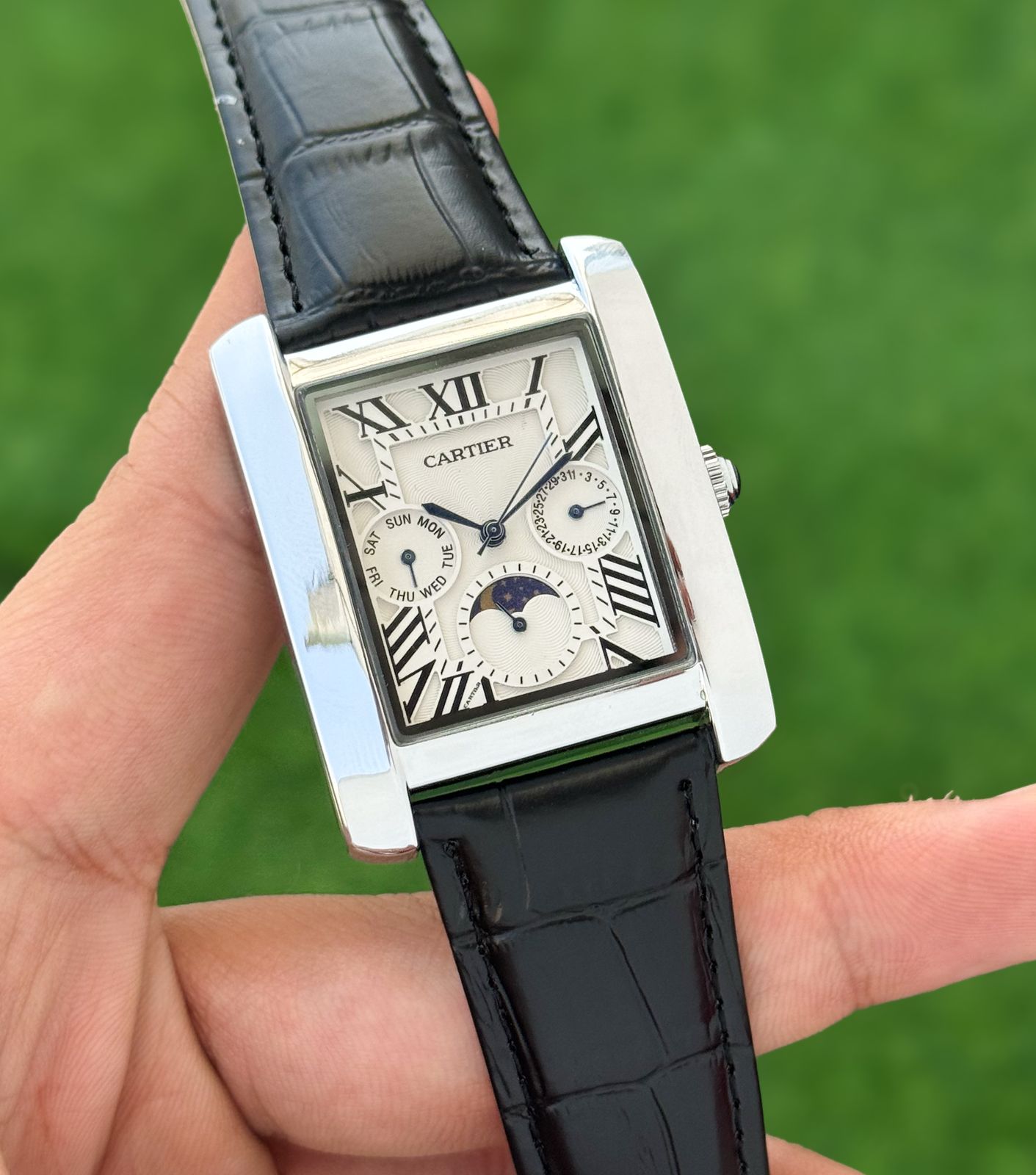 Cartier Diastar Square Super Slim White Dial