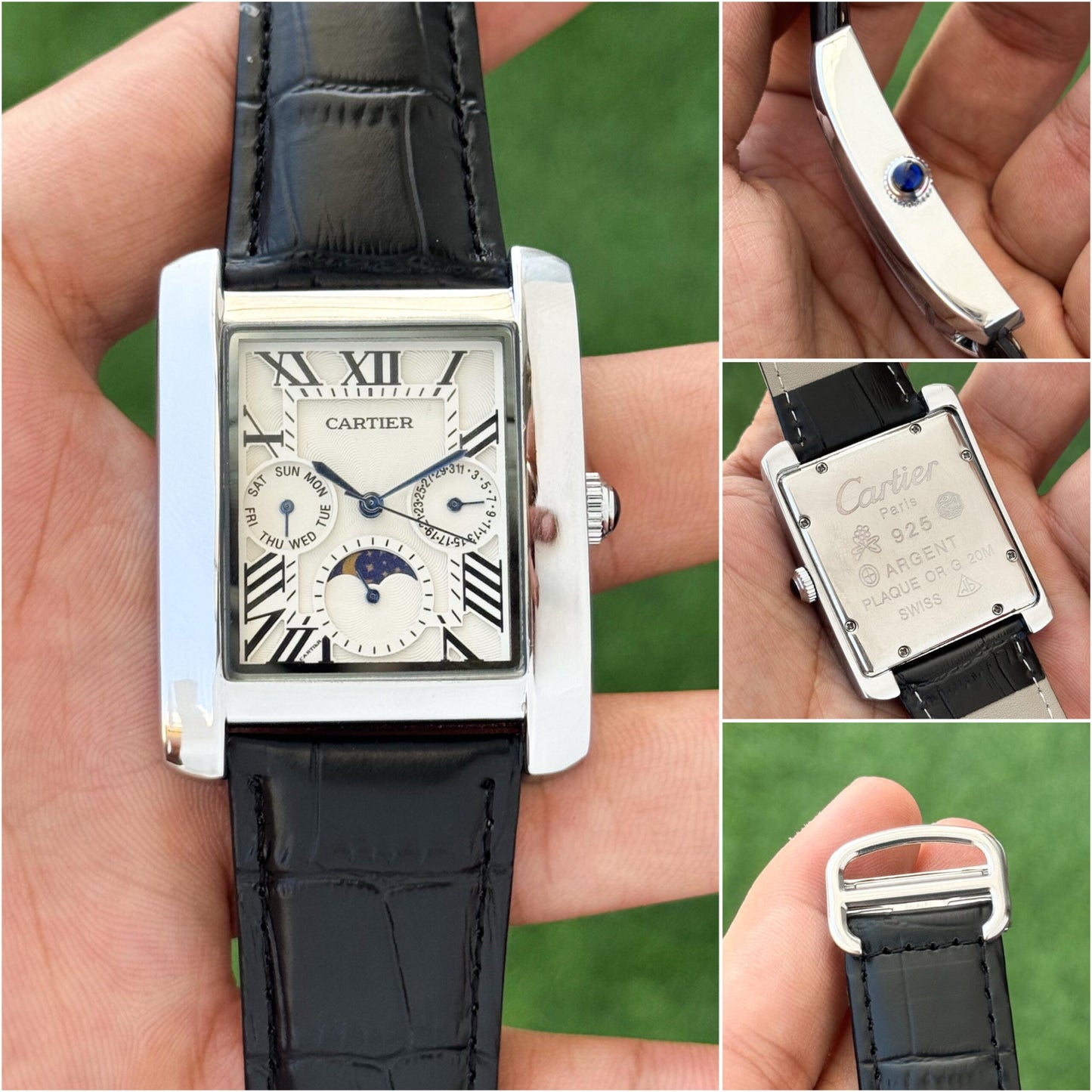 Cartier Diastar Square Super Slim White Dial