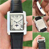 Cartier Diastar Square Super Slim White Dial