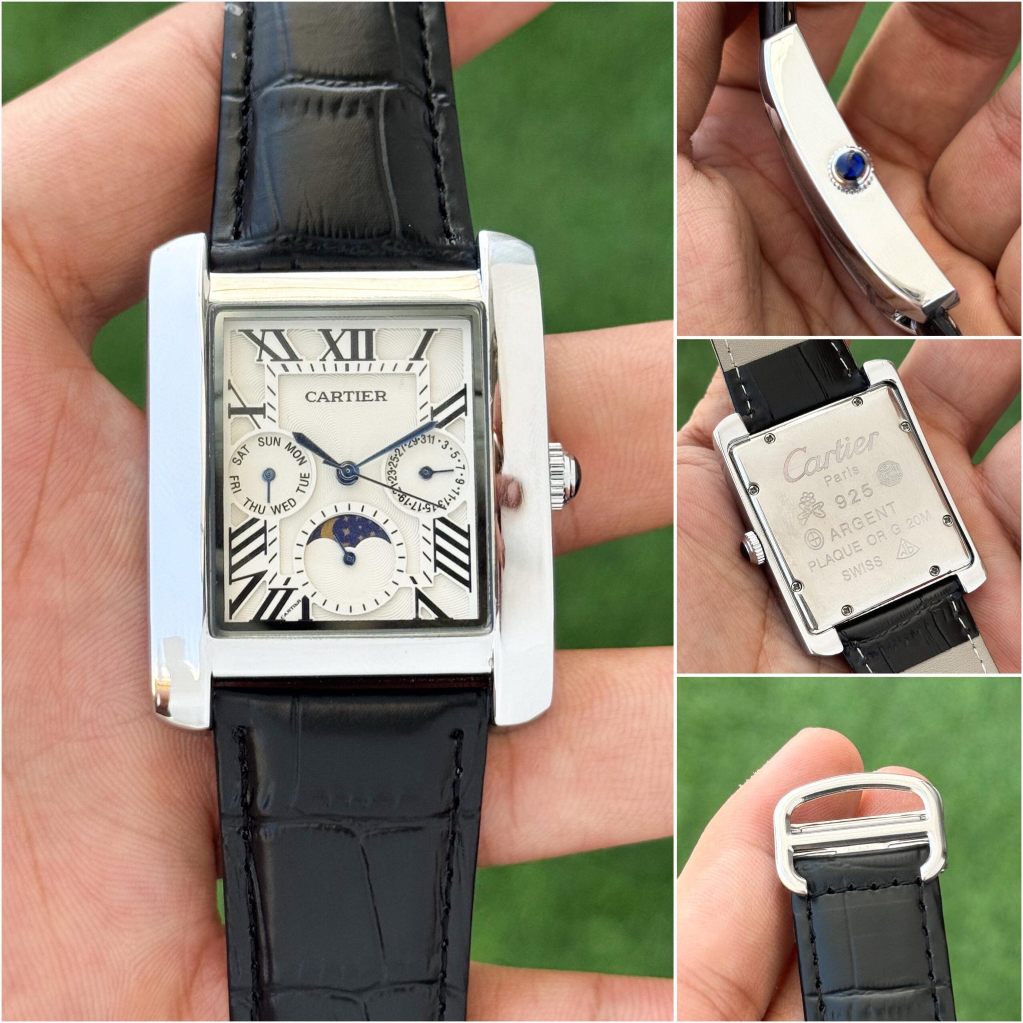 Cartier Diastar Square Super Slim White Dial