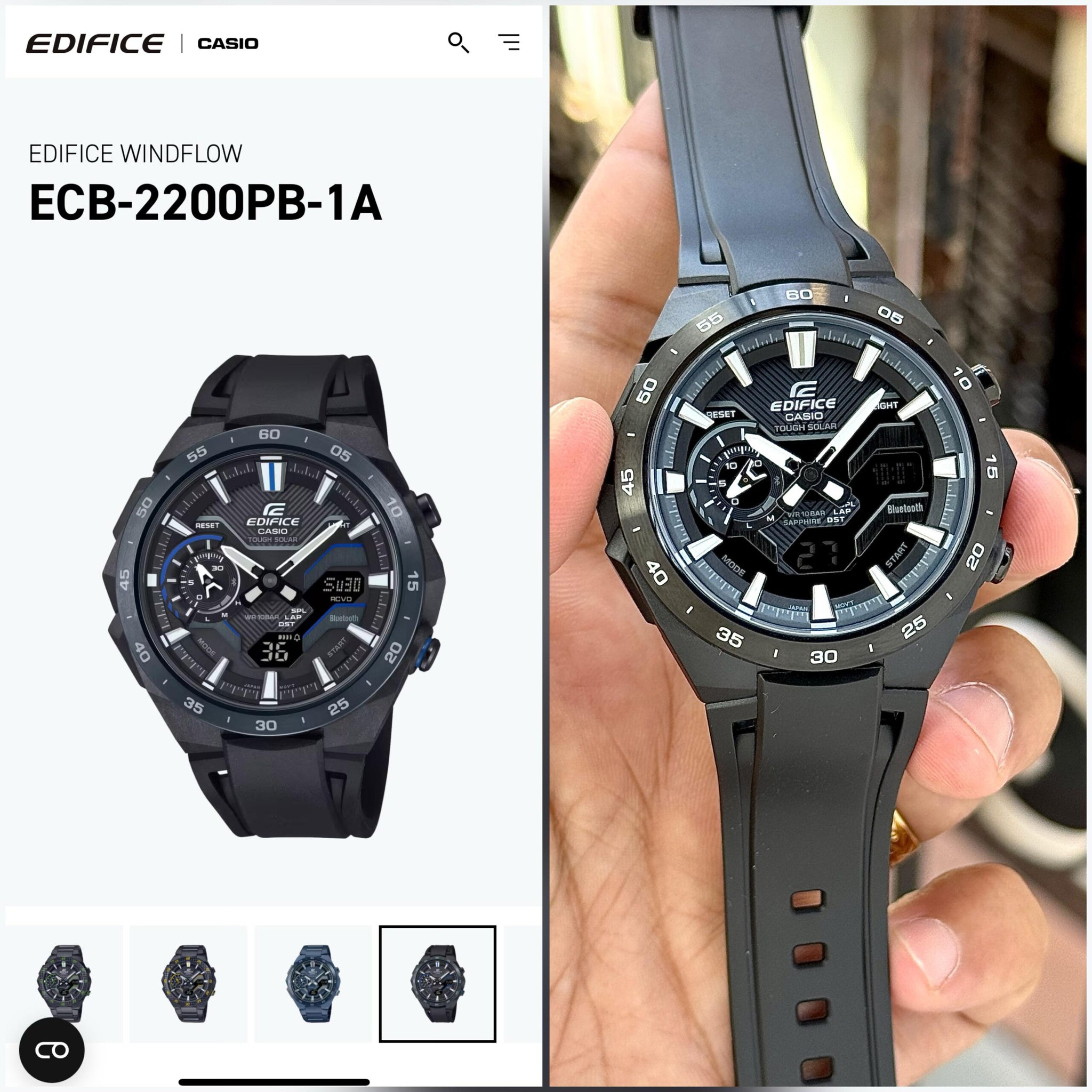 Casio Edifice ECB-2200 Racing Edition Chronograph