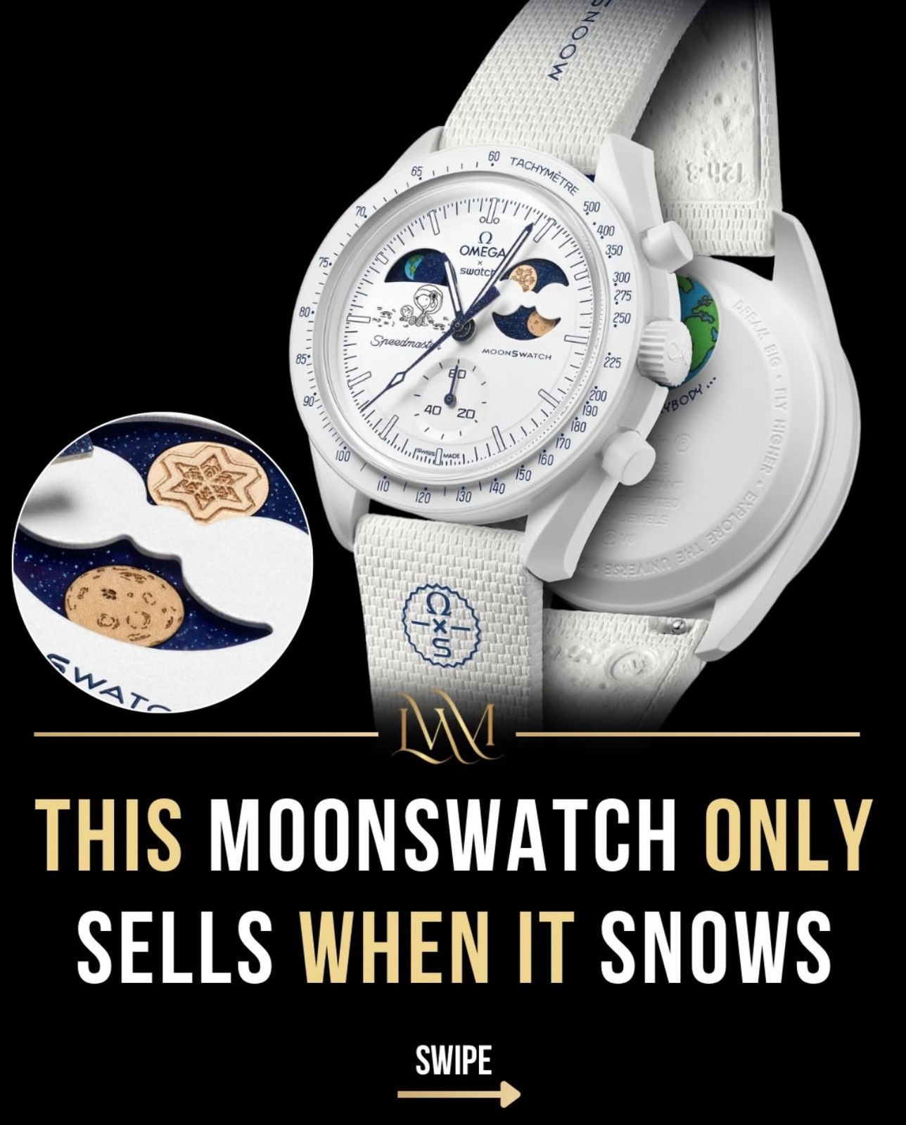 Omega X Swatch White Mission To Earthphase