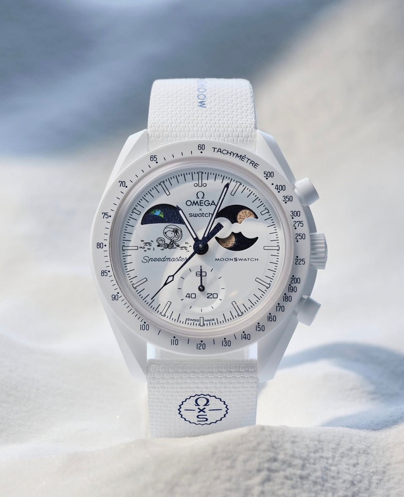 Omega X Swatch White Mission To Earthphase