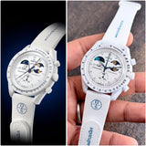 Omega X Swatch White Mission To Earthphase