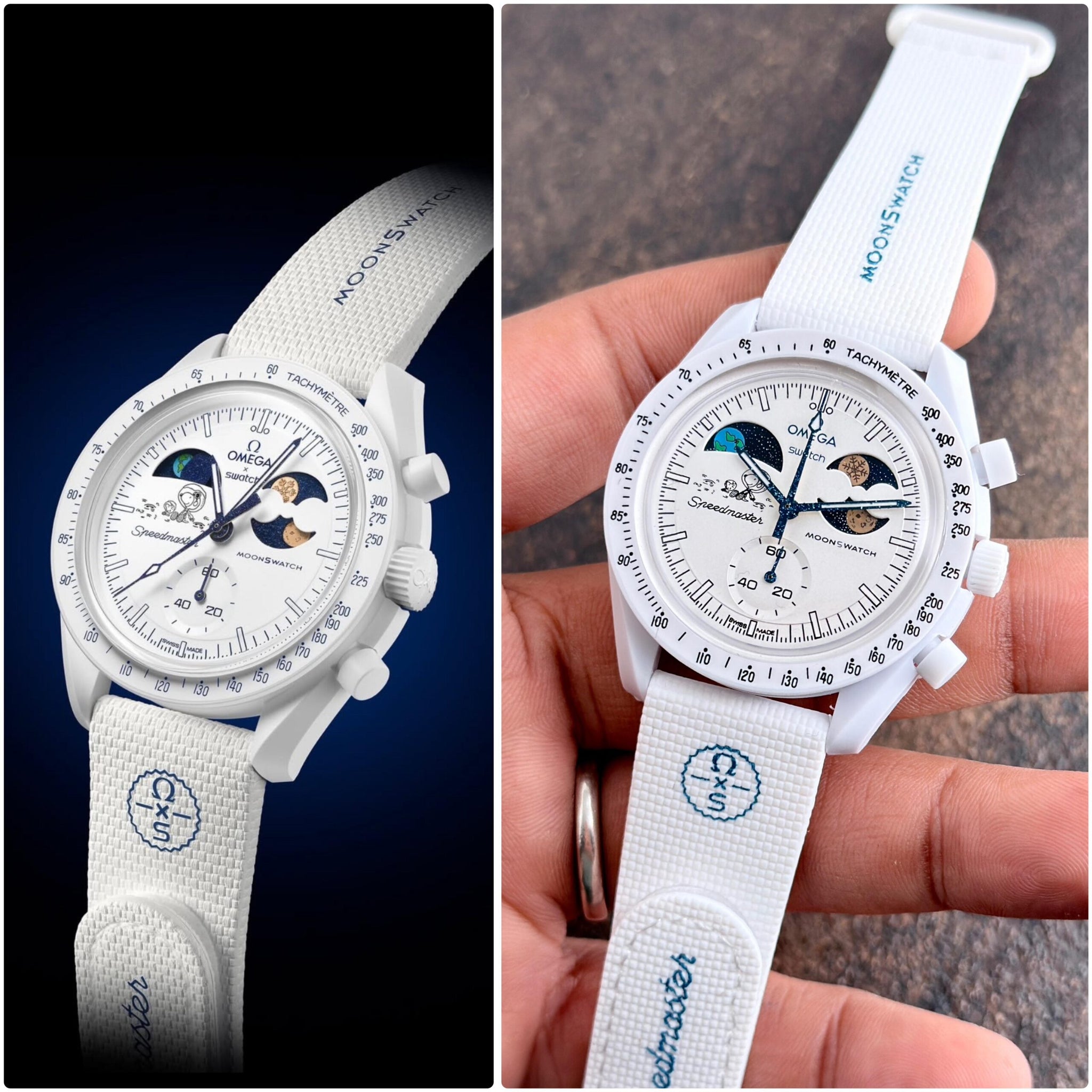 Omega X Swatch White Mission To Earthphase