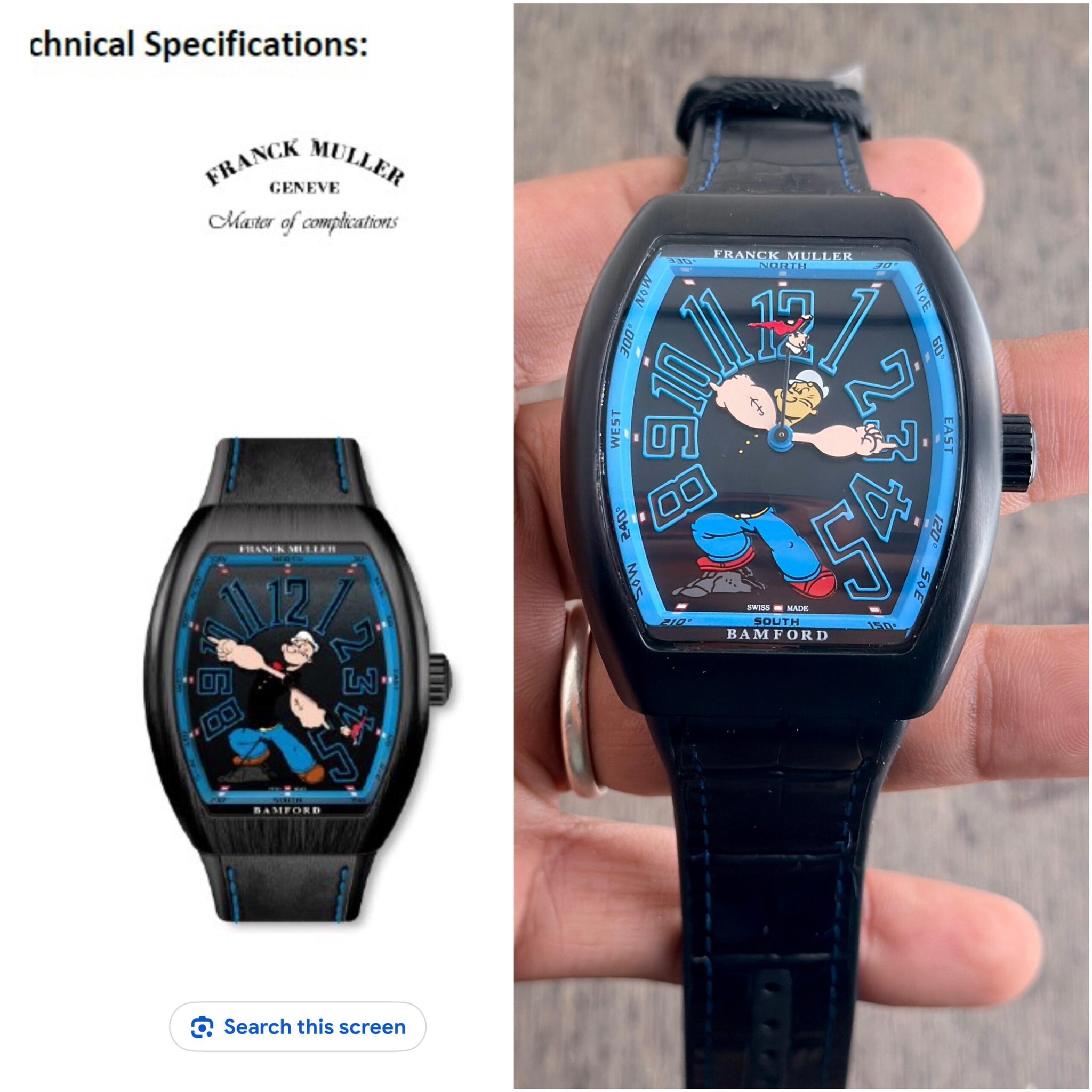 Franck Muller Bamford Popeye Vanguard