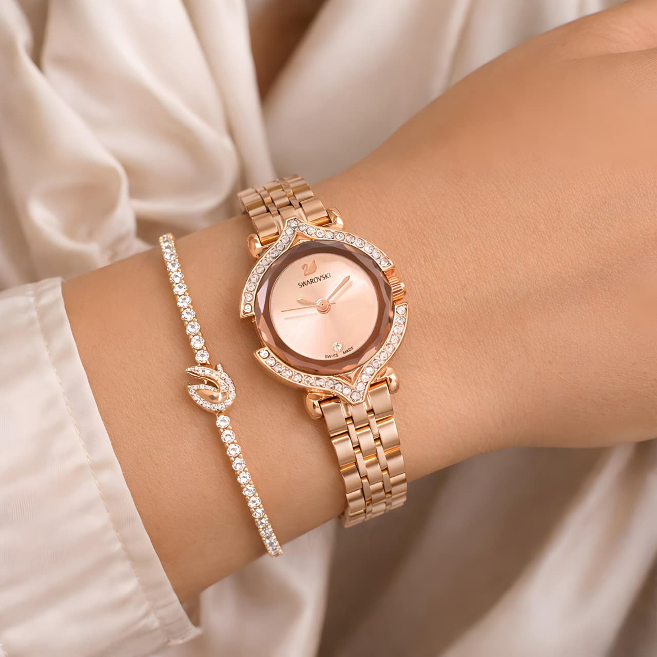 Swarovski rose gold crystal edition