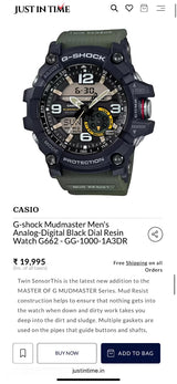 G Shock Casio Mudmaster gg1000-1a3dr