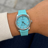 Rolex oyster perpetual tiffany blue edition