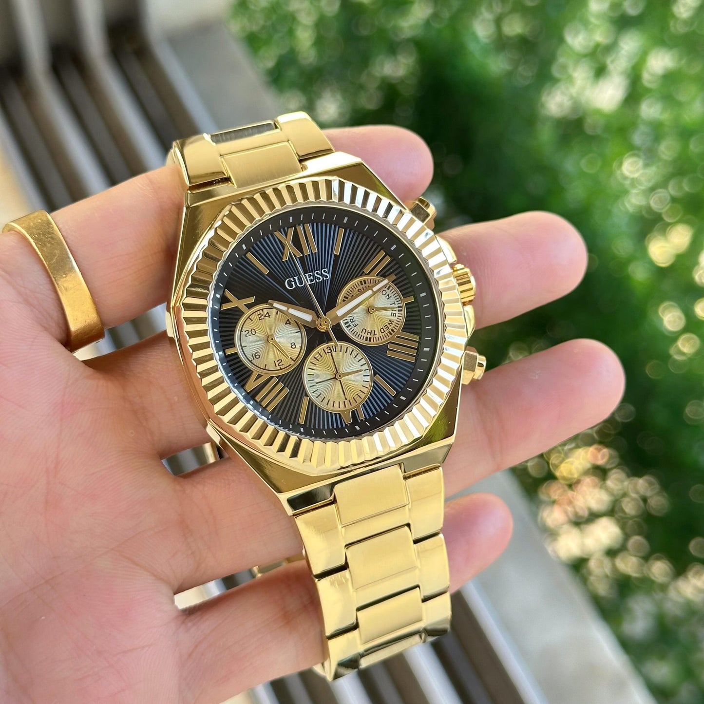 Guess Equity Navy Black Chronograph