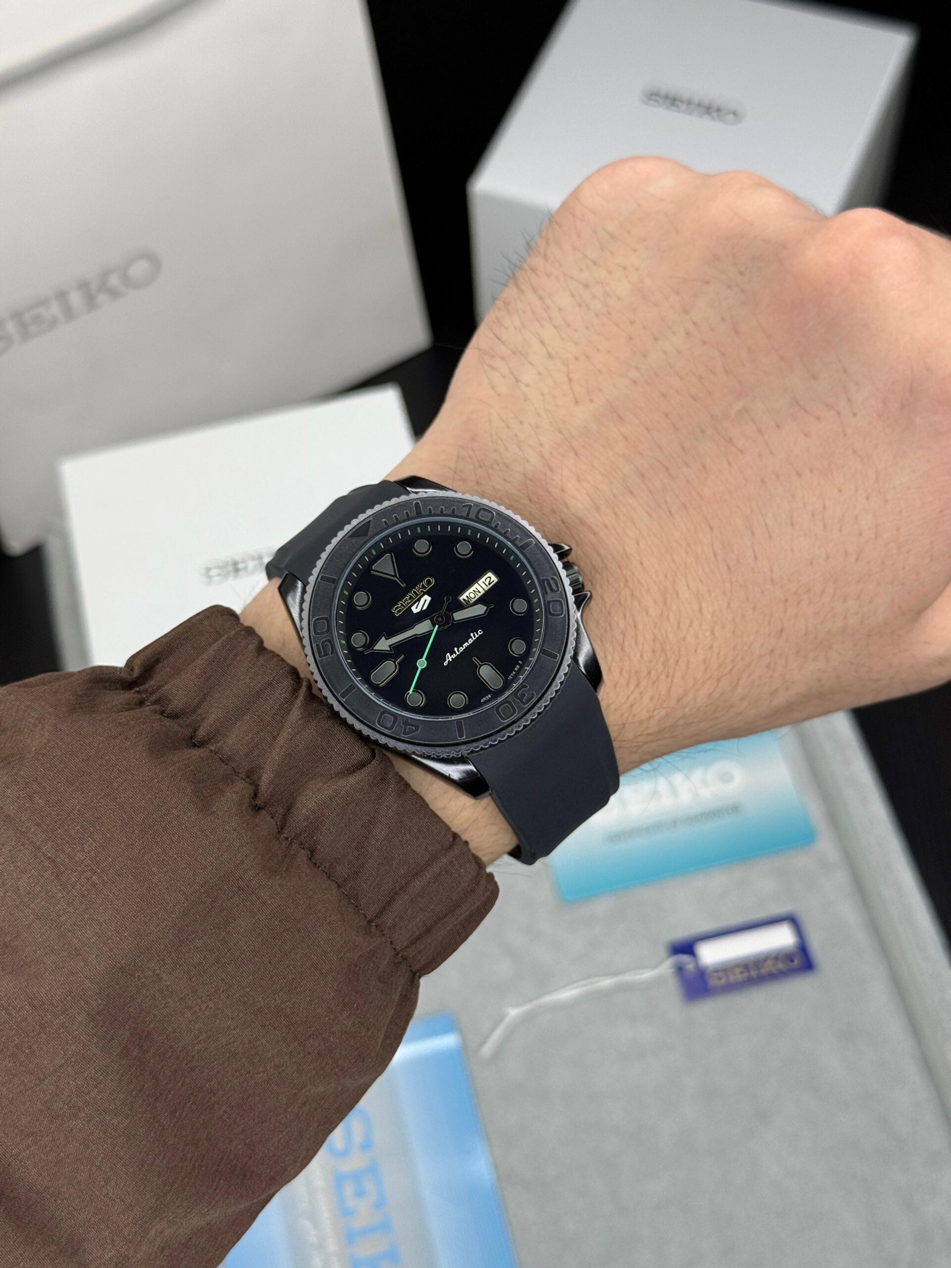 Seiko SK Automatic Open Back