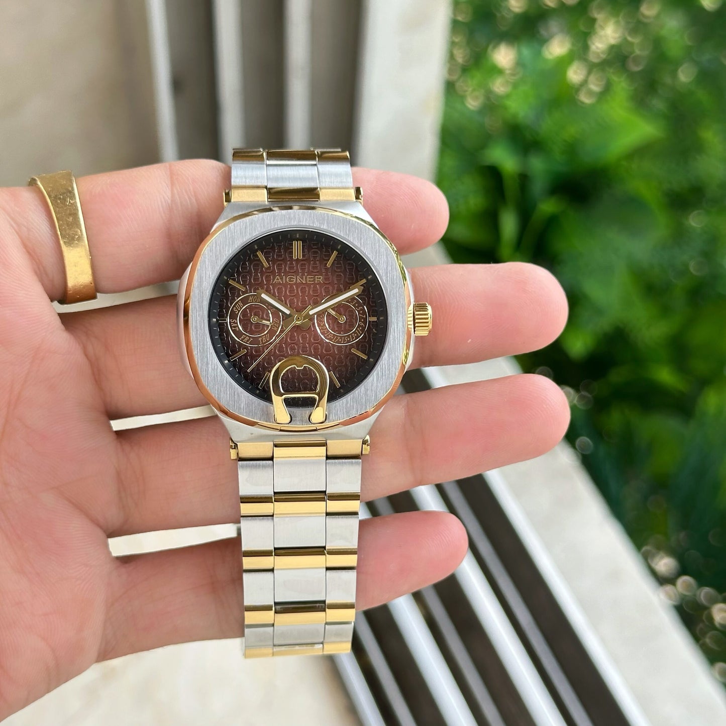 Aigner Taviano Multifunction Brown Dial