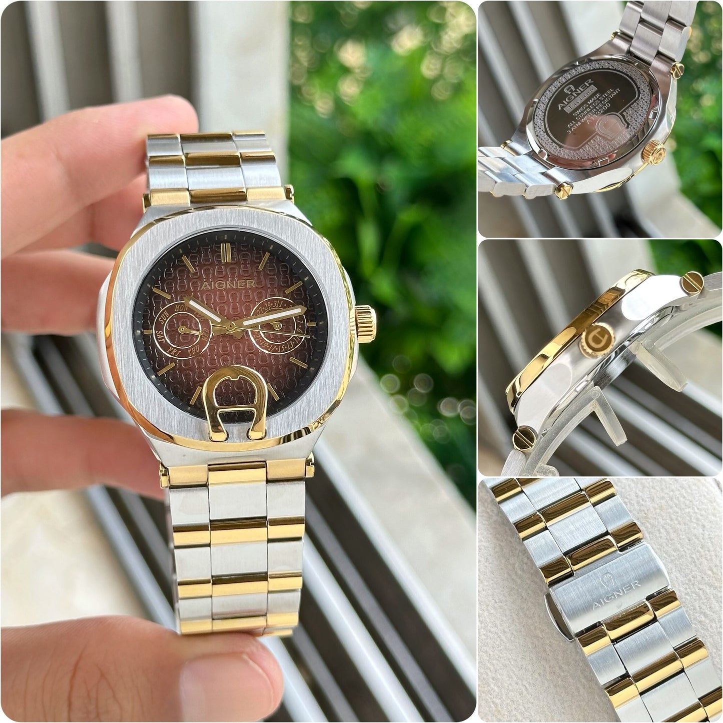 Aigner Taviano Multifunction Brown Dial