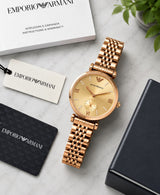 Emporio Armani Slim Golden Dial