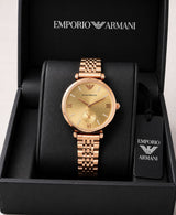 Emporio Armani Slim Golden Dial