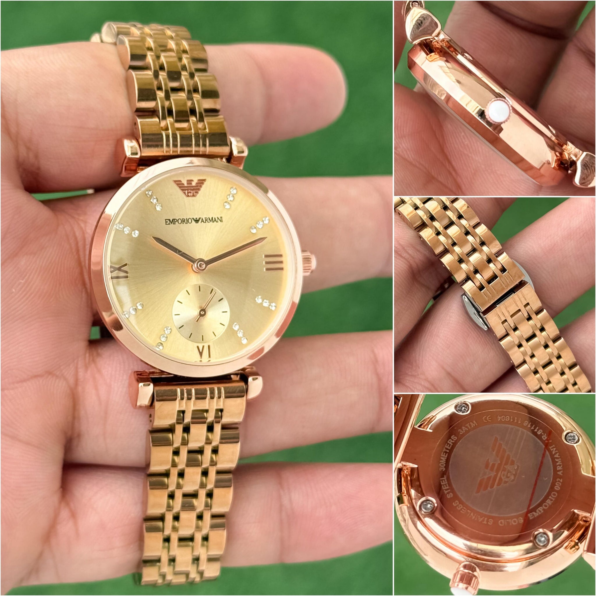 Emporio Armani Slim Golden Dial