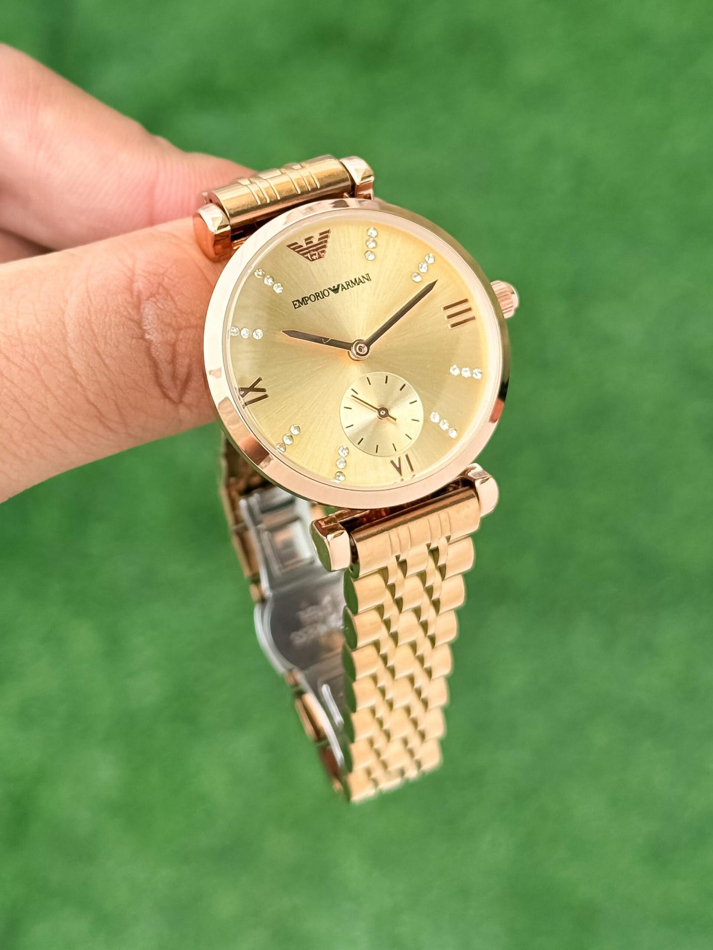 Emporio Armani Slim Golden Dial