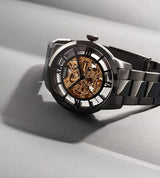 Fossil Machine Automatic Skeleton Black