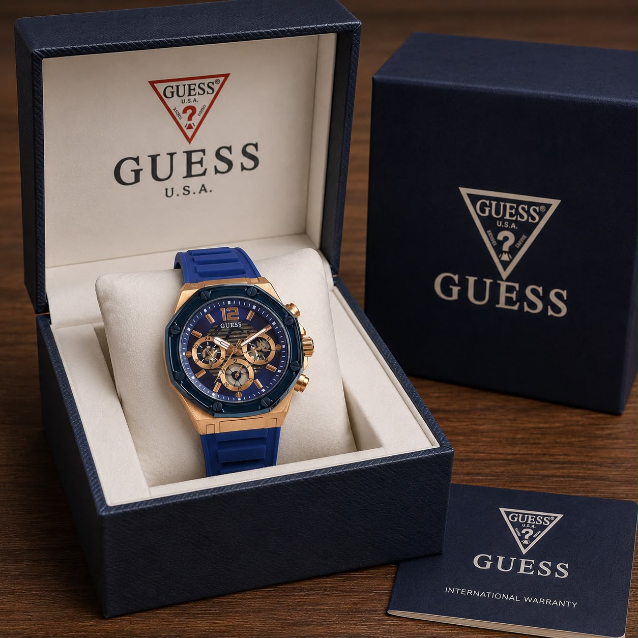 Guess Momentum Blue Skeleton Edition