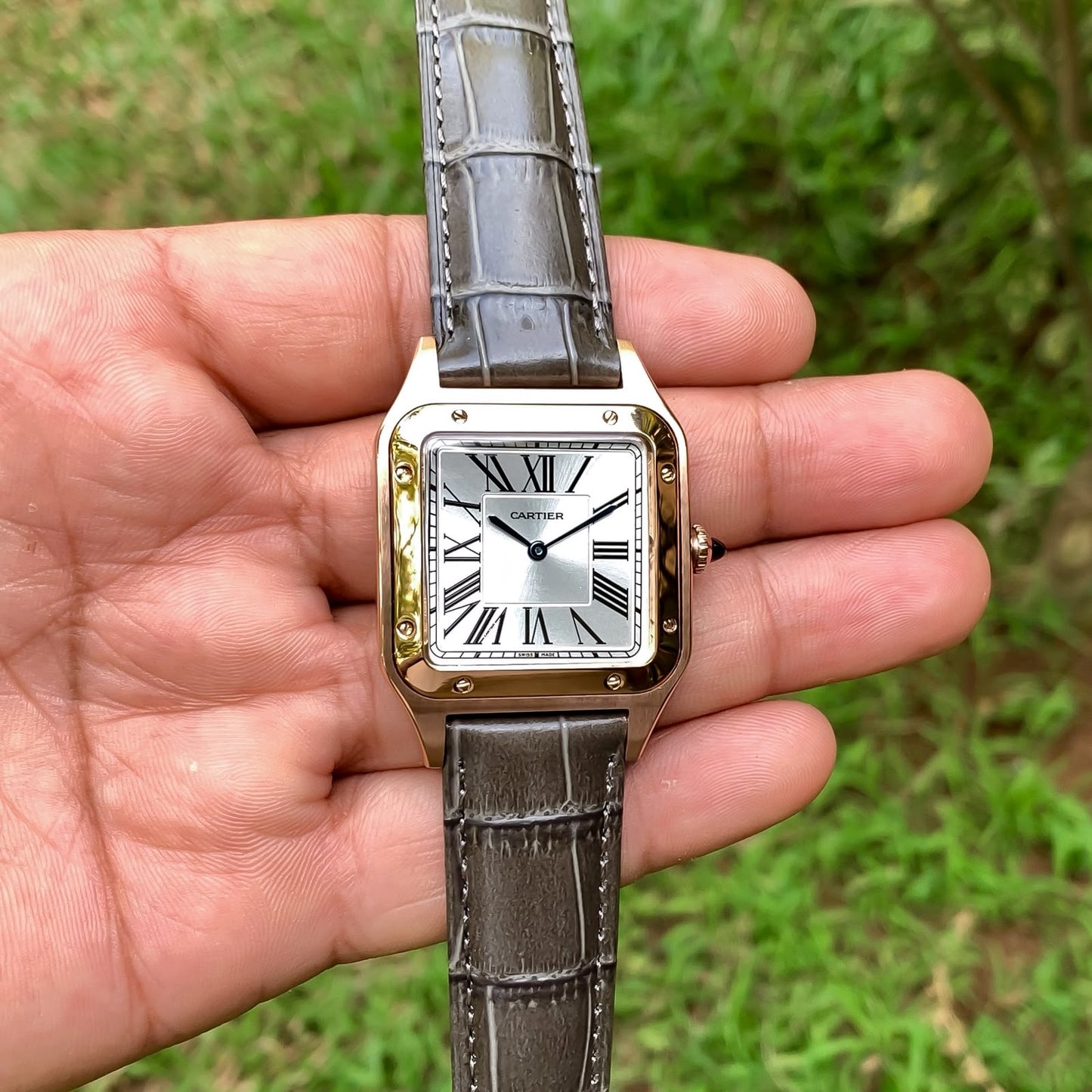 Cartier Santos Dumont White Dial