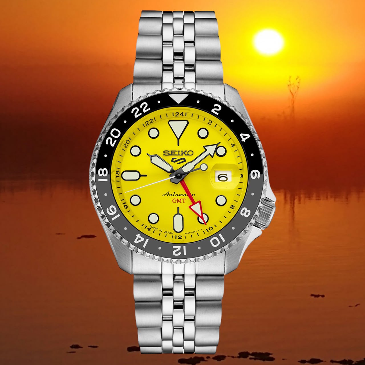 Seiko 5 GMT SSK017 Desert Explorer Edition