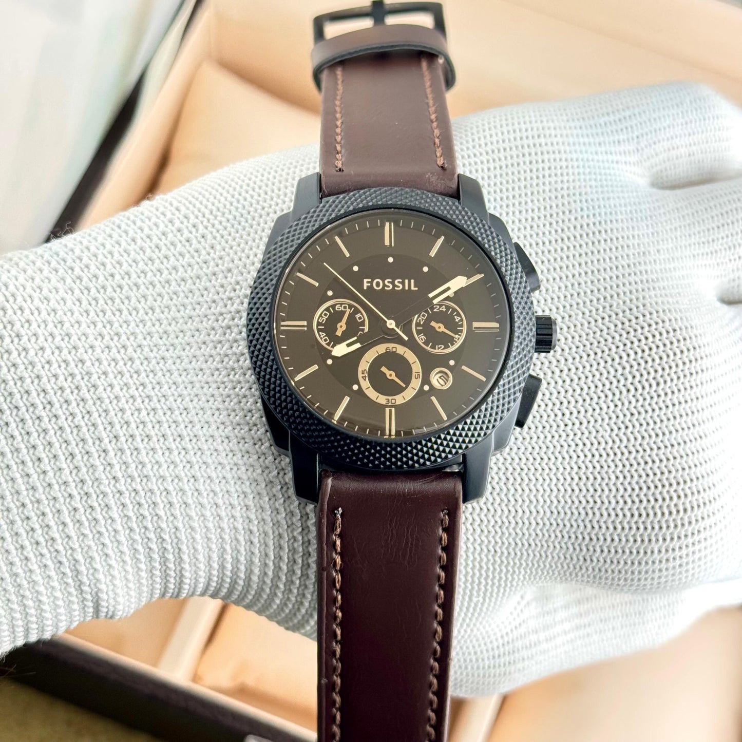 Fossil Premium Chronograph Leather Edition