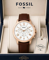 Fossil Roman Chronograph Brown