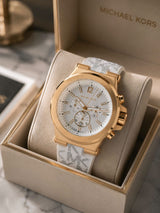 Michael Kors Dylan White Gold Edition