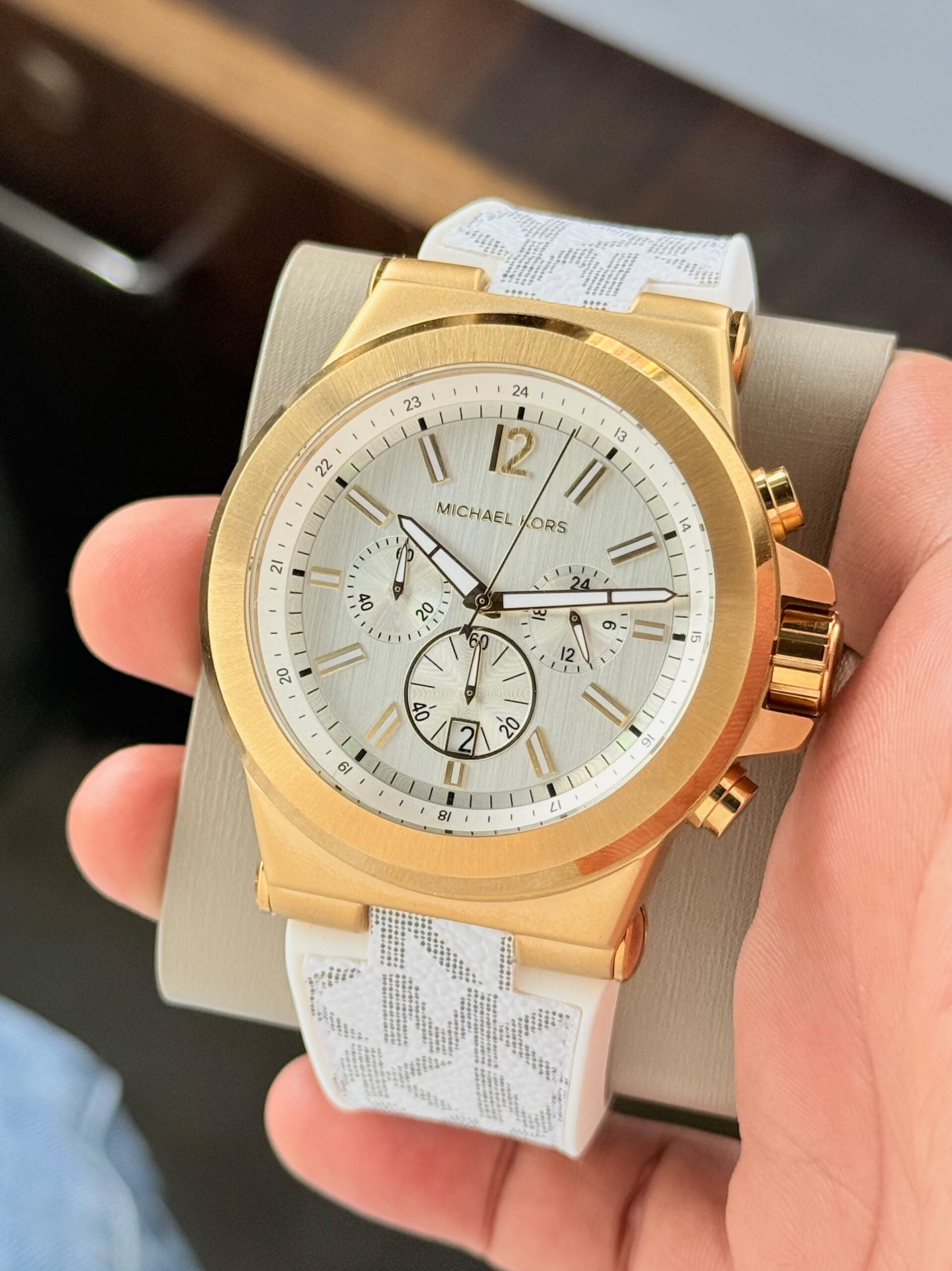 Michael Kors Dylan White Gold Edition