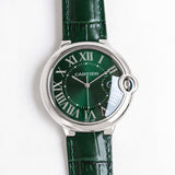 Cartier Ballon Bleu Green Leather Edition