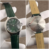 Cartier Ballon Bleu Green Leather Edition
