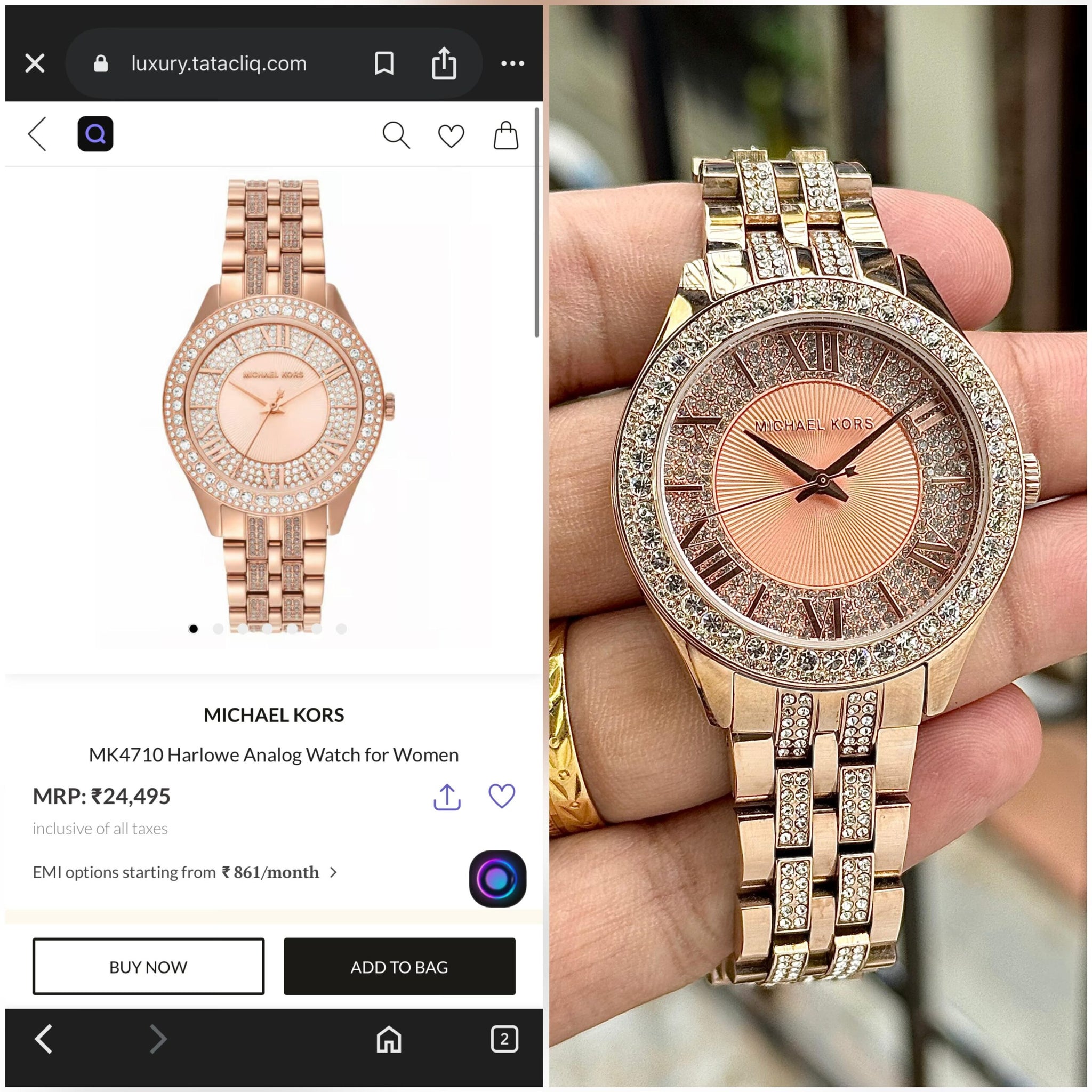 Michael Kors Harlowe MK4710
