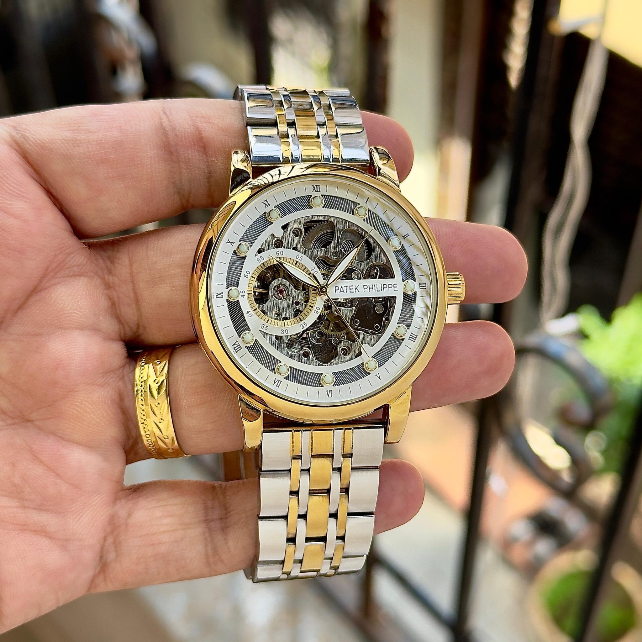 Patek Philippe Skeleton Two Tone