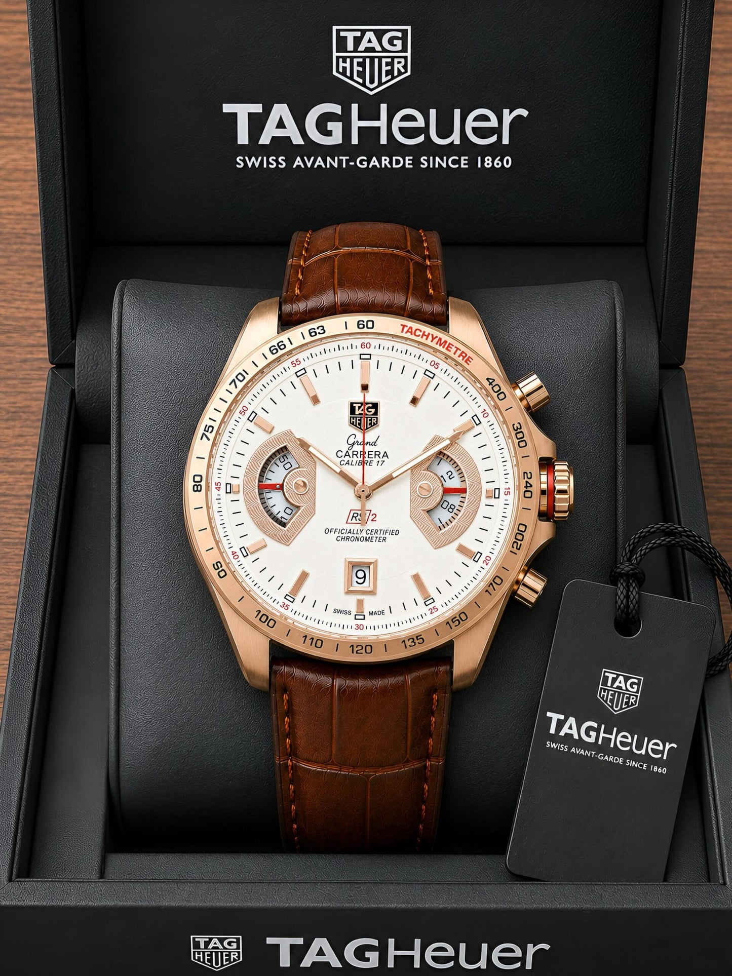TAG Heuer Grand Carrera White Dial Calibre 17