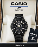 Edifice Casio Black Chronograph