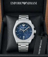 Emporio Armani Blue Sunray Dial