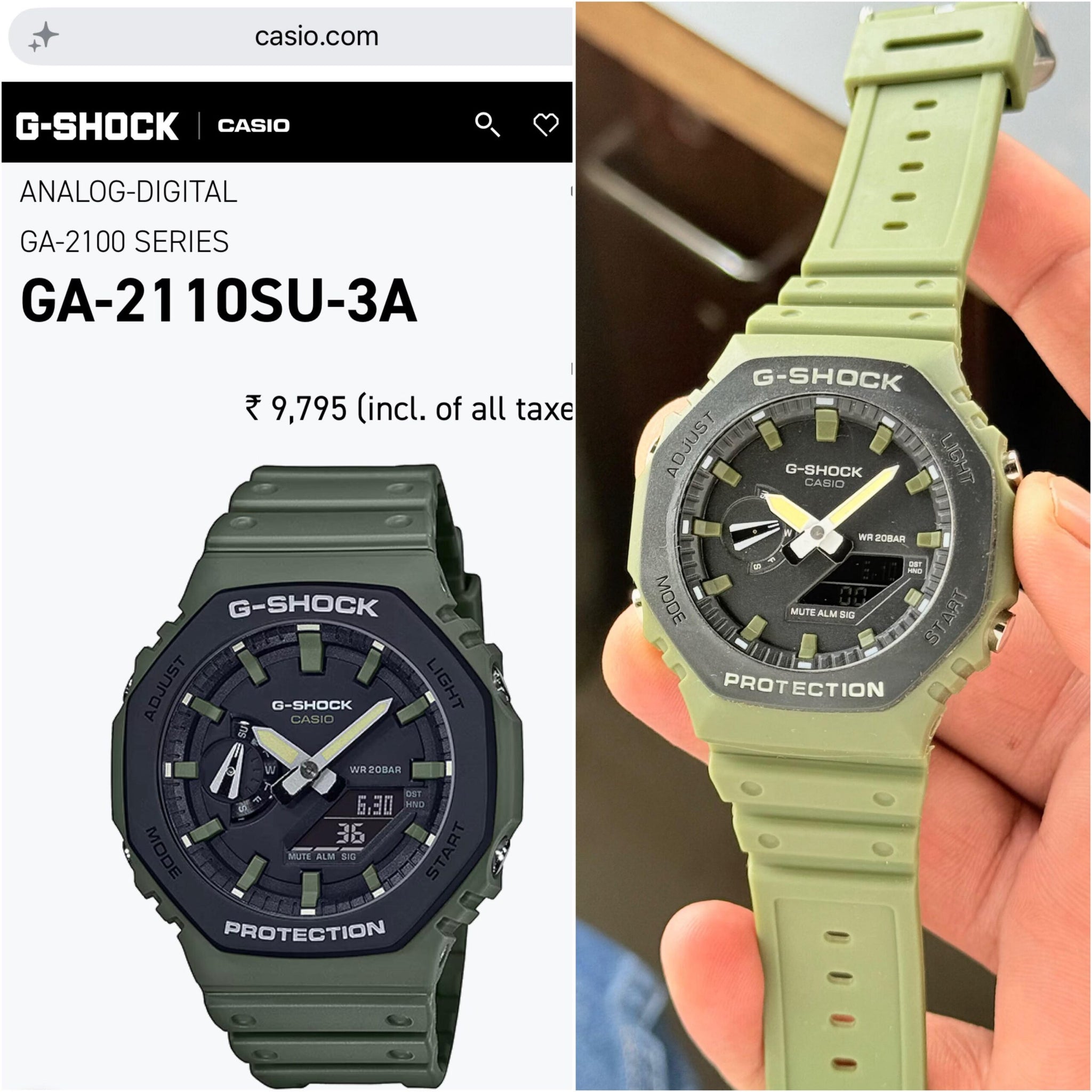 G Shock Casio GA2110SU