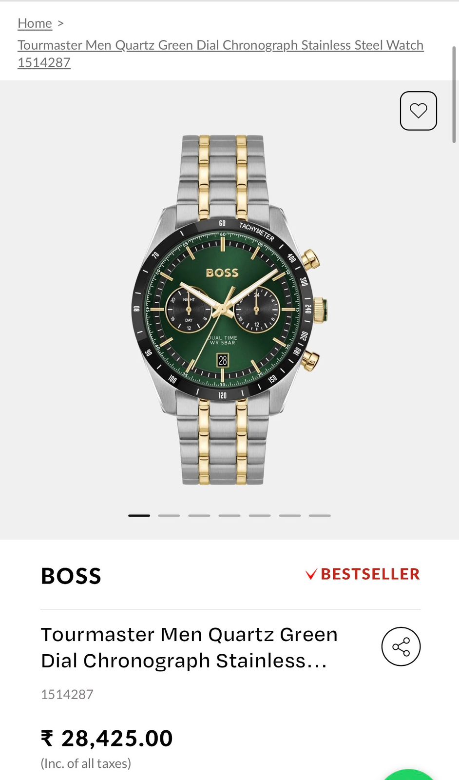 Boss Tourmaster Chronograph 1514287